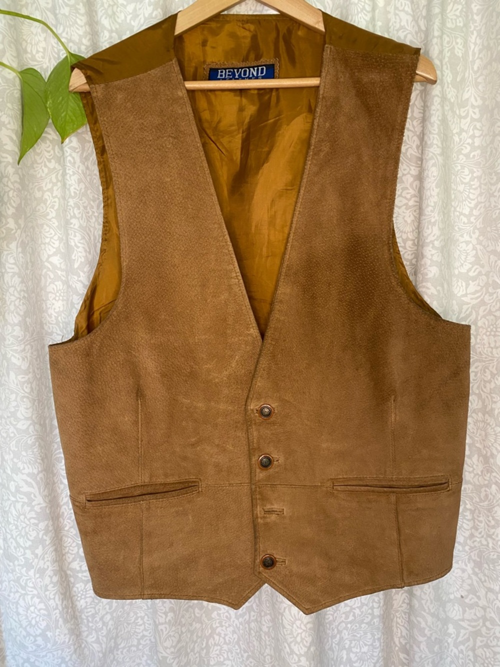 Beyond Leather — Suede Vest - Men's